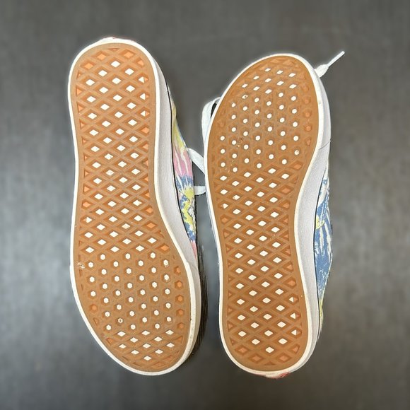 Vans Authentic Comfy Cush Tie Dye Sneakers US Size W7.5/M6 - Picture 3 of 5